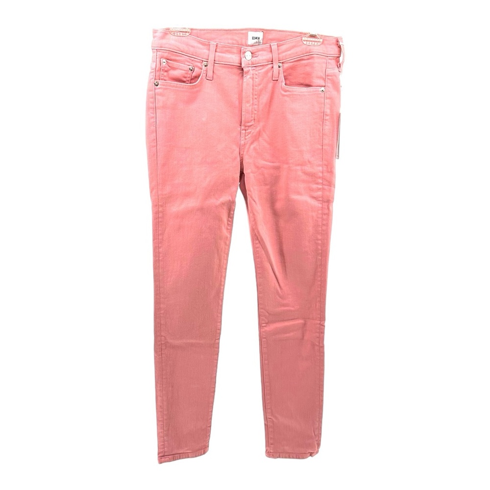 Edwin NWT Women’s 29 Pink Pixie 9” Mid Rise Skinny Pants Petal Casual Jeans